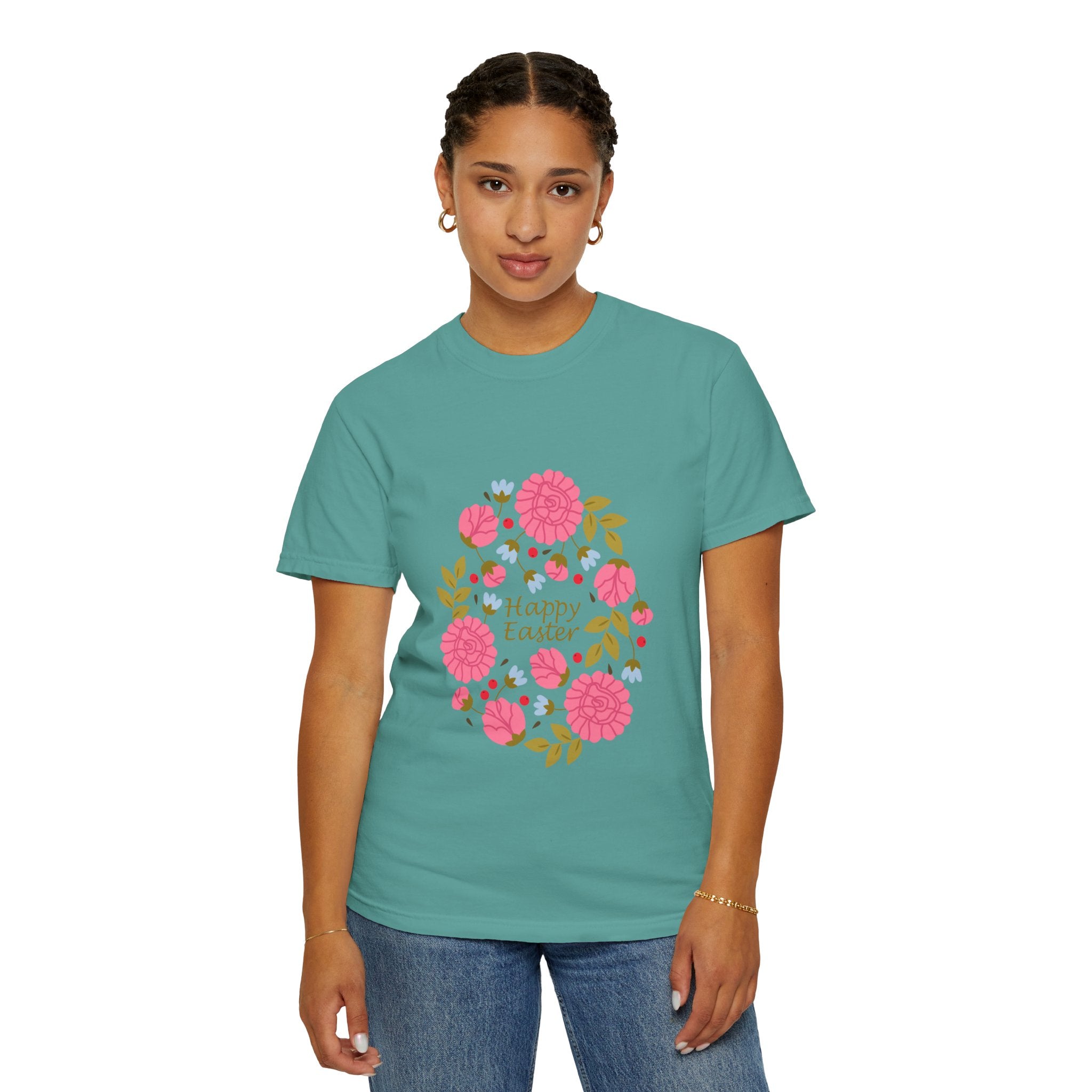 Happy Floral Easter Tee